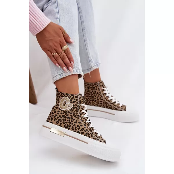  Adidași de damă BOTO A88-211 LEOPARD 
