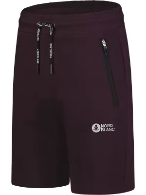 Pantaloni scurți din bumbac pentru bărbați NORDBLANC RELAXEDFIT NBSPM8254 VIOLET
