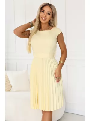 Rochie NUMOCO 311-21 GALBEN DE UNT
