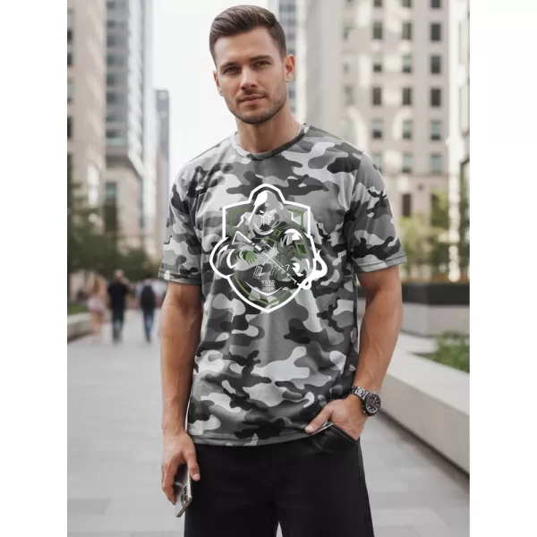  Tricou pentru bărbați DSTREET NX2003R-SL-M GRI DESCHIS 