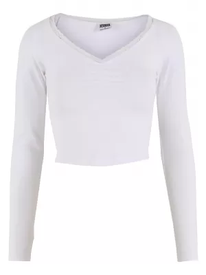 Tricou de dama URBAN CLASSICS TB7729-00220 ALB