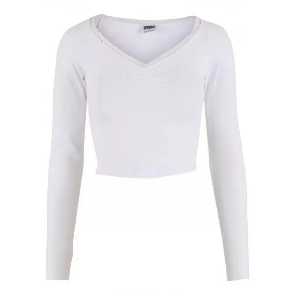  Tricou de dama URBAN CLASSICS TB7729-00220 ALB 