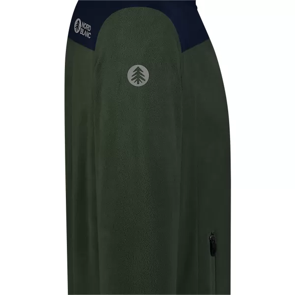  Hanorac ușor pentru bărbați din fleece NORDBLANC CRACKLE NBSFM8373 VERDE 