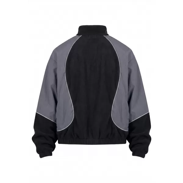  Jachetă de trening pentru bărbați URBAN CLASSICS TB8602-07652 NEGRU/MAGNET 