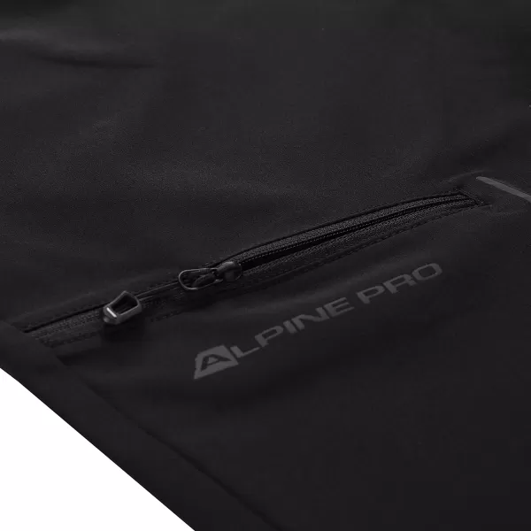 Pantaloni capri pentru bărbați ALPINE PRO WEDER 2 NEGRU 