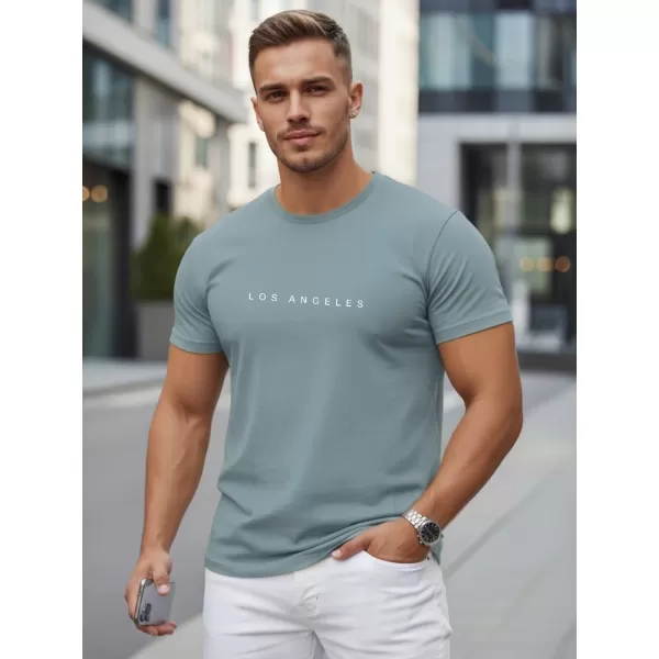  Tricou pentru bărbați DSTREET NX5099R-SB ALBASTRU 