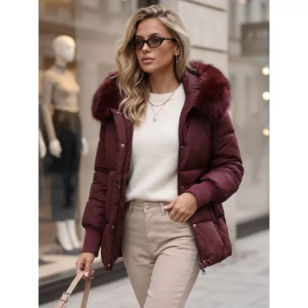 Geaca de dama DSTREET TY6003 BURGUNDIA 