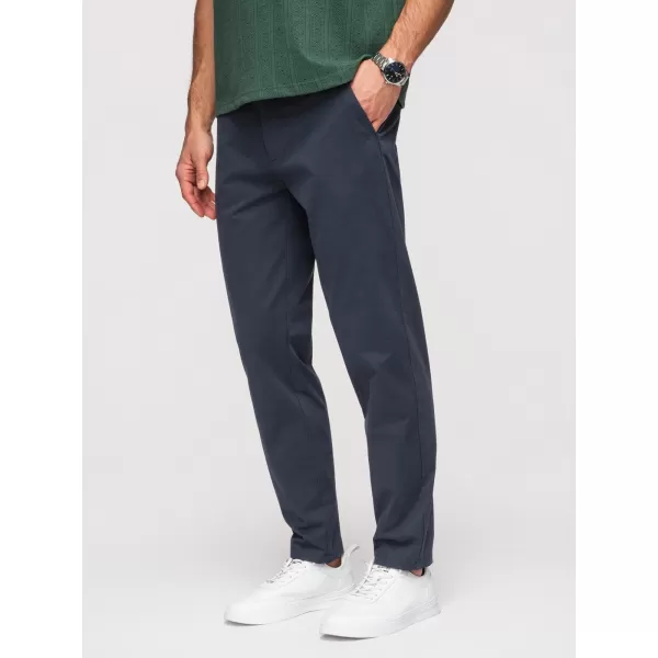  Pantaloni pentru bărbați OMBRE OM-PACP-0293 ALBASTRU MARIN 