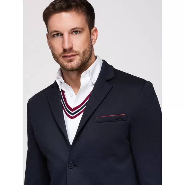  Jachetă pentru bărbați OMBRE M170 ALBASTRU MARIN 