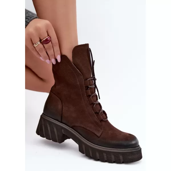 Pantofi de dama ZAZOO 1850 CIOCOLATĂ 