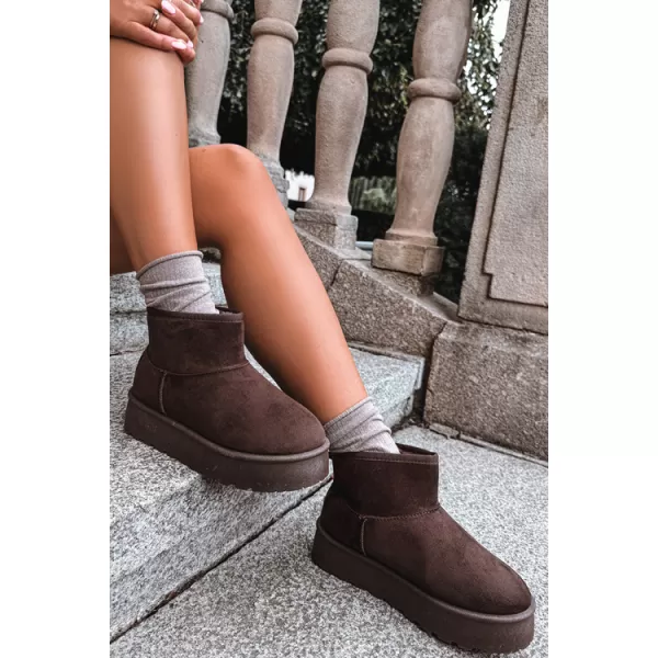  Pantofi de dama BIG STAR SHOES UU274223 UMBRE MARO/BEJ 