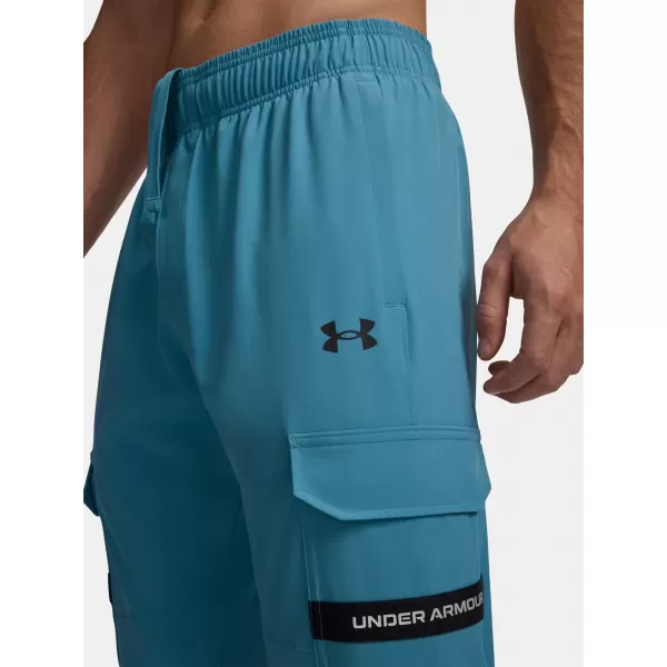  Pantaloni pentru bărbați UNDER ARMOUR UA TECH UTILITY WOVEN PANT 6004966-466 ALBASTRU 