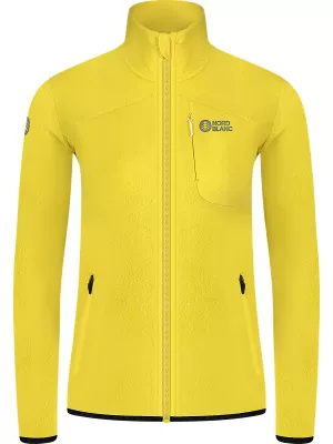 Hanorac ușor de damă din fleece NORDBLANC MAPLE NBSFL8374 CHIHLIMBAR