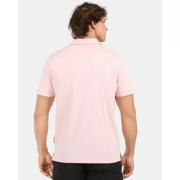  Tricou pentru bărbați cu guler KILPI OLIVA-M 1M0311KI ROZ 
