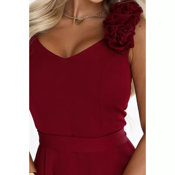  Rochie NUMOCO 643-9 CLARET 