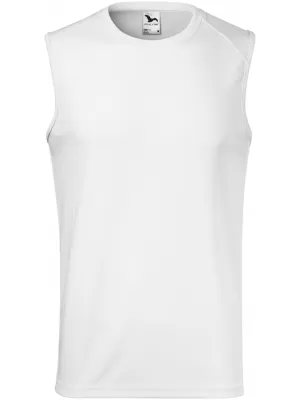 Maieu sport pentru bărbați MALFINI BREEZE 820 ALB