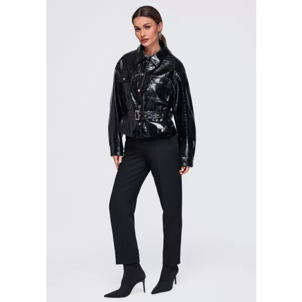  Geaca de dama OMBRE OW-JAFL-0141 NEGRU 