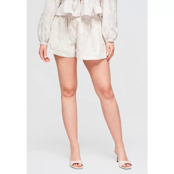  Pantaloni scurți de damă OMBRE OW-ST-E0012 BEJ 