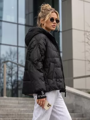 Geaca de dama DSTREET TY5759 NEGRU