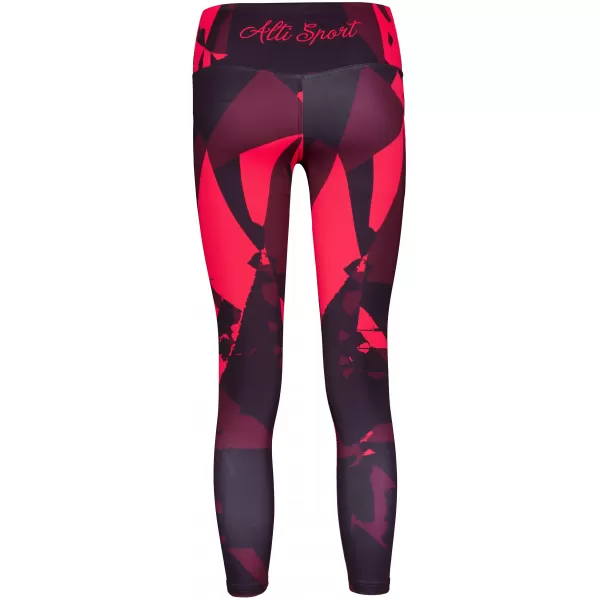  Jambiere lungi premium pentru femei (dimensiuni noi) ALTISPORT VOJ/ALW080LEG05 ROȘU VIN 