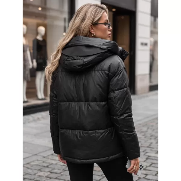  Geaca de dama DSTREET TY5966 NEGRU 
