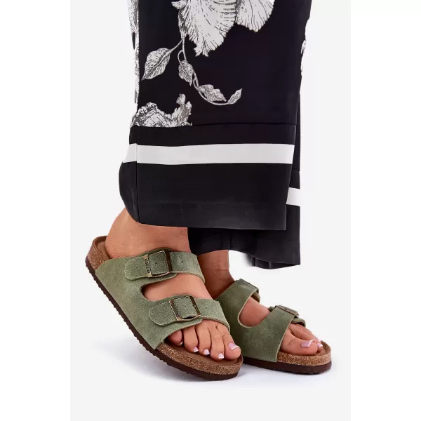  Papuci de damă BIG STAR SHOES RR274A393 VERDE 