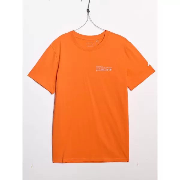 Tricou pentru bărbați 4F WAW25TTSHM2372 PORTOCALE 