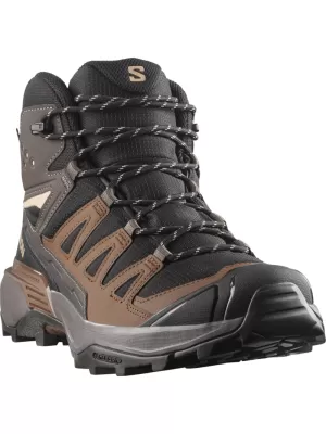 Pantofi pentru bărbați SALOMON X ULTRA 360 MID GORE-TEX L45473200 NEGRU/GRI PESCĂRUŞ ÎNCHIS/PĂMÂNT ÎNTUNECAT