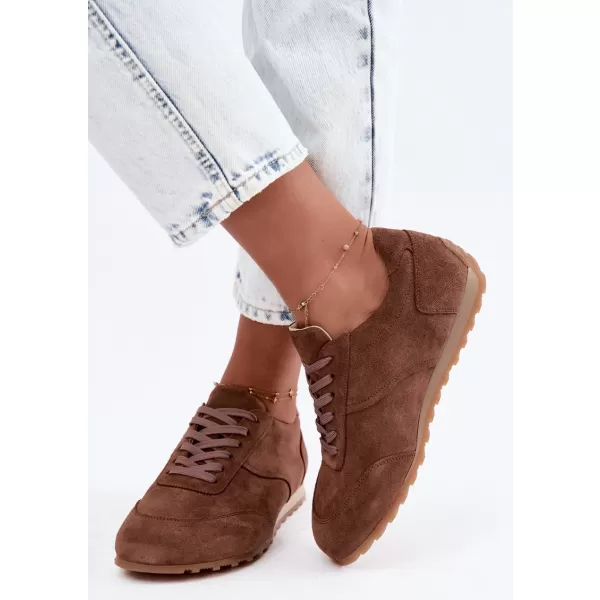  Adidași de damă ZAZOO N1422 BROWN 
