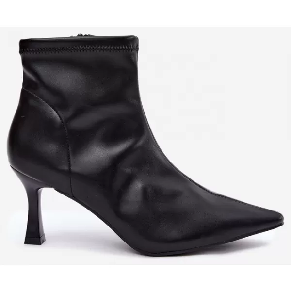  Botine de dama BOTO 7107 NEGRU LUCIOS 