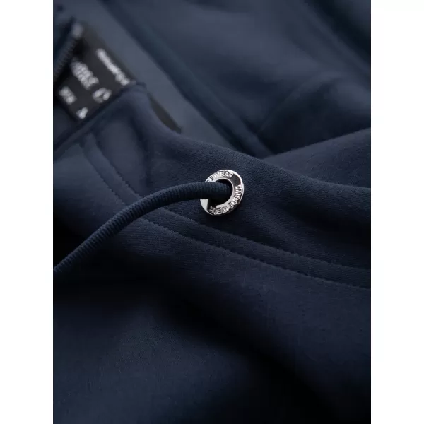  Hanorac pentru bărbați OMBRE OM-SZBC-0196 ALBASTRU MARIN 