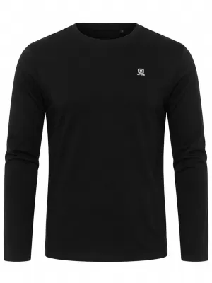Tricou pentru bărbați OMBRE L175 NEGRU