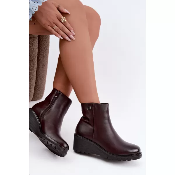  Botine de dama BOTO RMR2510-2 CIOCOLATĂ 