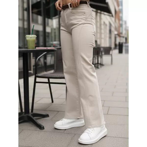  Pantaloni de dama DSTREET UY3059 ECRU 