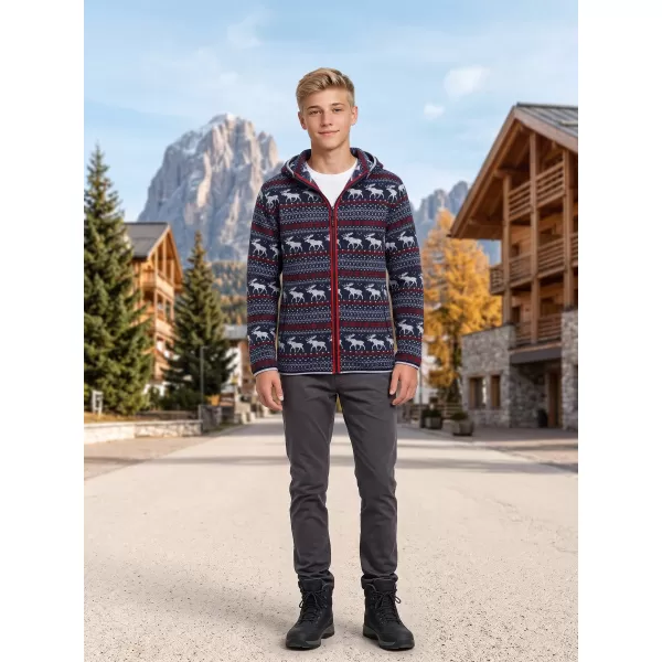  Pulover cald pentru copii ALPINE PRO NORESO VARIANTA OCEANULUI LUMINAT DE LUNA PB 