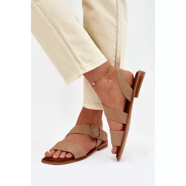  Sandale de dama BIG STAR SHOES TT274491 BEJ 