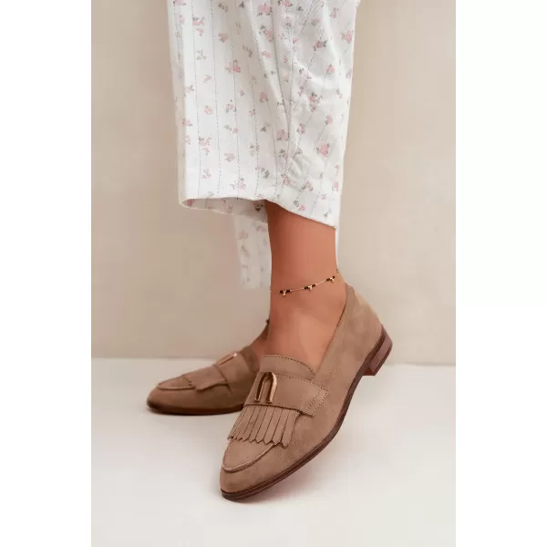  Mocasini de dama BOTO 3742 KAKI 
