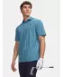 Polo pentru bărbați UNDER ARMOUR UA DRIVE CHILL PRINTED POLO 6009724-466 ALBASTRU