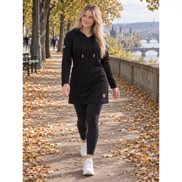  Hanorac de dama ALTISPORT INA NEGRU 
