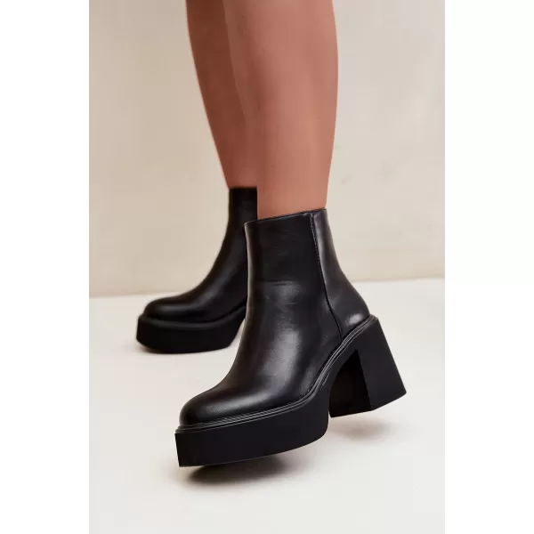  Botine de dama BOTO 5303 NEGRU 