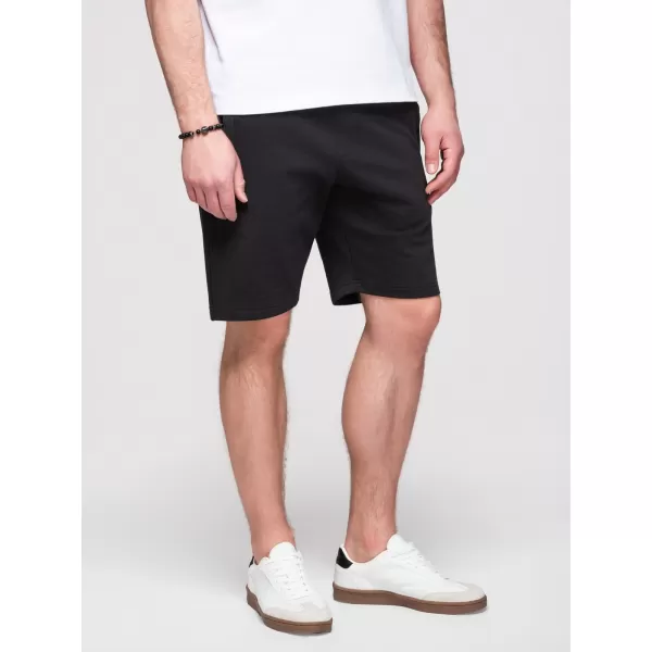  Pantaloni scurți pentru bărbați OMBRE OM-SRBS-0205 NEGRU 