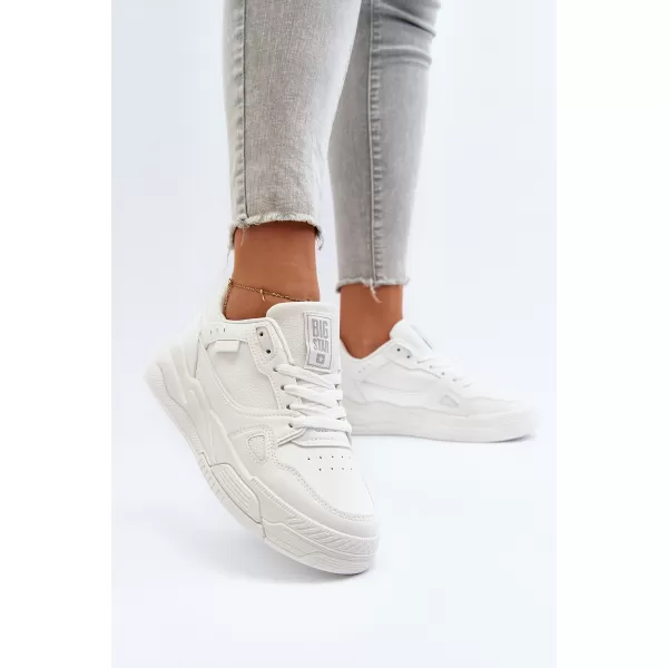  Adidași de damă BIG STAR SHOES NN274667 ALB 