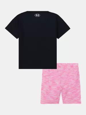 Trusa pentru fete UNDER ARMOUR TWIST BIKE SHORT SET UASII0PR-001 NEGRU