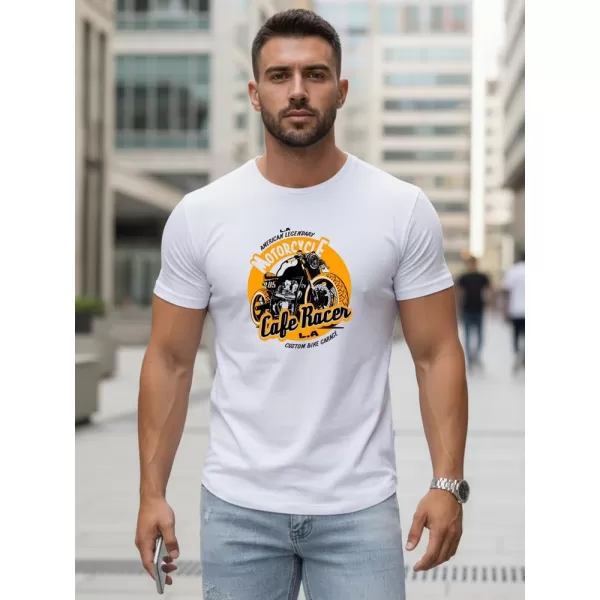  Tricou pentru bărbați DSTREET NX5095R-WH ALB 
