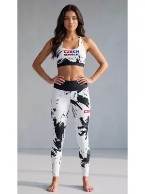 Jambiere funcționale lungi premium pentru femei (dimensiuni noi) ALTISPORT VOJ/ALW036LEG05 ABSTRACTIZARE