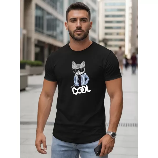  Tricou pentru bărbați DSTREET NX5018R-BK NEGRU 