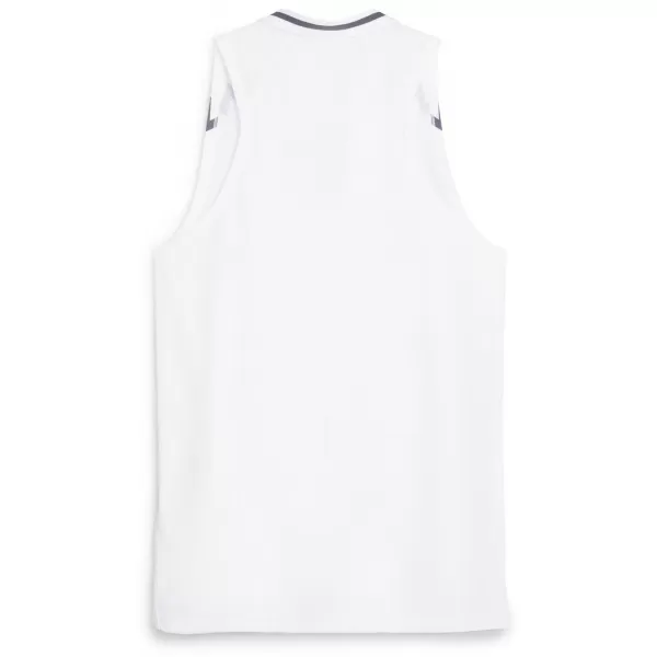  Tricou pentru bărbați PUMA HOOPS TEAM GAME JERSEY 676628-02 PUMA ALB 