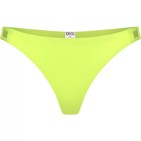  Fund de bikini de damă NORDBLANC TWINKLE NBSSS8242 GALBEN STRĂLUCITOR 