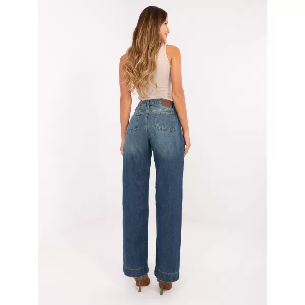  Pantaloni de dama SUBLEVEL D80018BB62456D285 ALBASTRU ÎNCHIS 