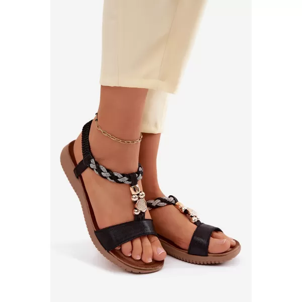  Sandale de dama S.BARSKI KV61-6051 NEGRU 